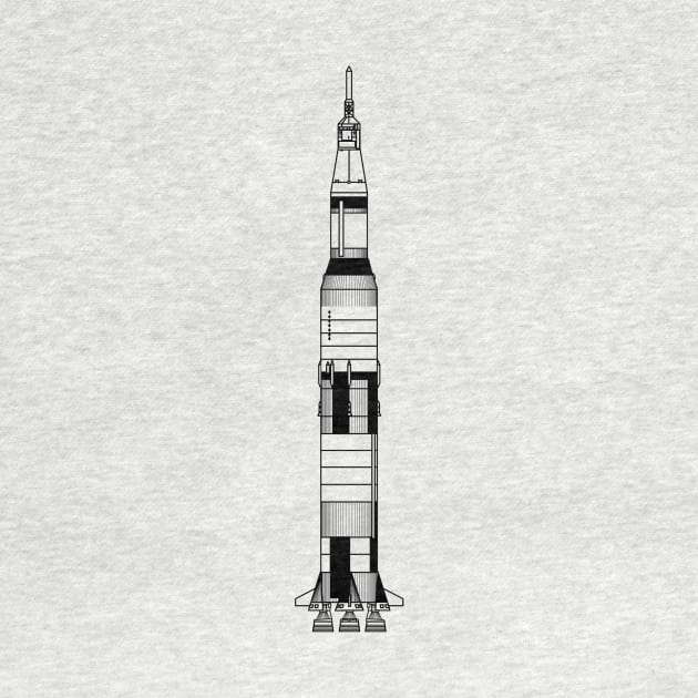 Saturn V Rocket by kipstewart